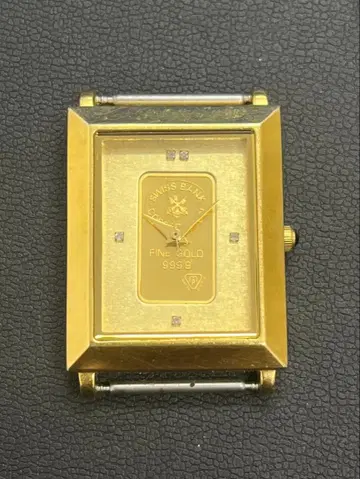 Swiss Exline 금제 쿼츠 손목시계