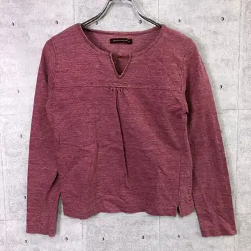 보헤미안 히피 구제 의류 비즈 장식 슬릿 넥 티셔츠 상의