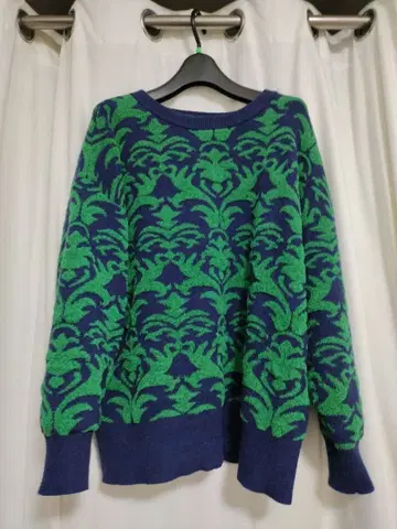 ROSE BUD 긴팔 니트 그린 네이비 애로우즈 beams