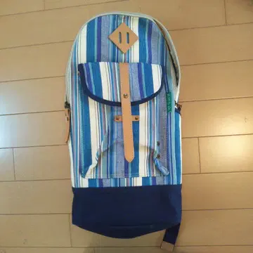 쿠라시키 캔버스 스트라이프 캔버스 백팩