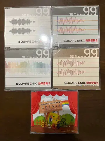 SQUARE ENIX 효과음집 CD 5장 세트