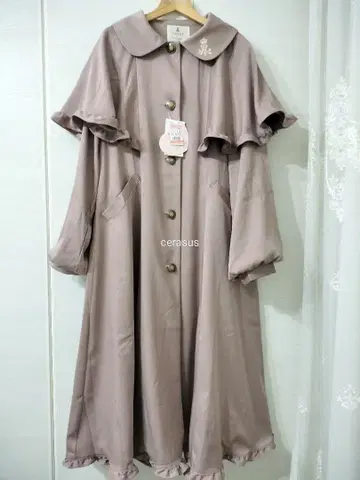 LL 시마무라 아오키 미사코 NINA'S 케이프 포함 롱 코트