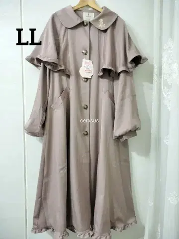 LL 시마무라 아오키 미사코 NINA'S 케이프 포함 롱 코트