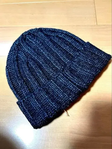 미사용 새상품 WHIMSIC 다크 그레이 리브 비니