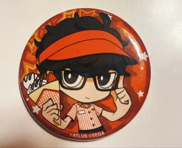 페르소나 5 택티카 마리오 크레이프 콜라보 캔뱃지 주인공