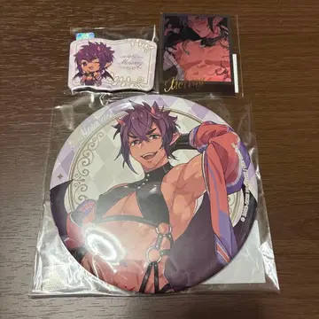 NU:카니발 모르피스 복권 캔뱃지 2개 브로마이드 세트