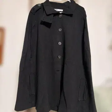 루즈한 사이즈 zara 니트 케이프 L