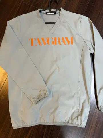 남성용 골프 [ TANGRAM-탕그램 ] 스트레치 V넥 피스테 그레이