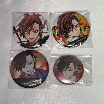 복숭아 도원암귀 오이란 사카쿄야 원작 캔뱃지 4개 세트