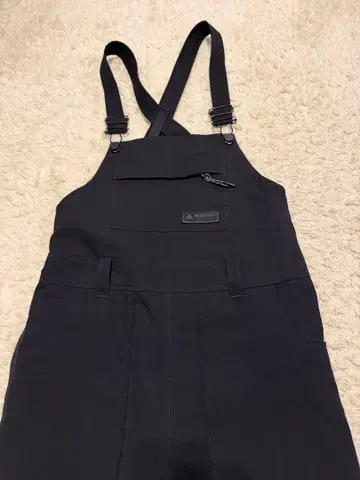 버튼 여성용 아발론 비브 팬츠 S 사이즈 블랙