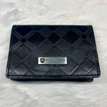 BLACK LABEL CRESTBRIDGE 코인 케이스 블랙