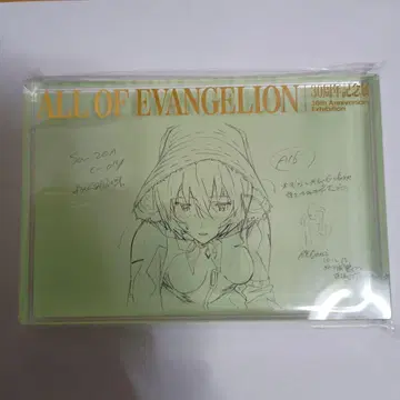 아야나미 레이(가칭) 금박 아크릴 블록 ALL OF EVANGELION