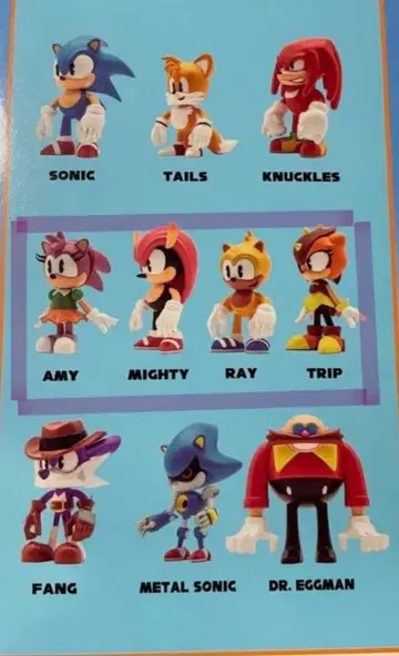 소닉 더 헤지혹 토우마 피규어 소닉