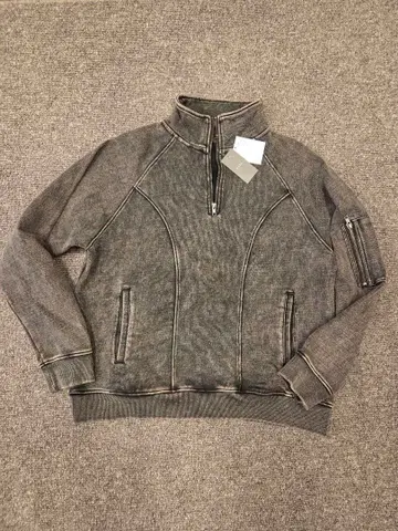 새상품 [ CLEL ] 헤비 웨이트 빈티지 디자인 하프 지퍼