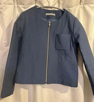 노카라 자켓 옷깃 없음 띠어리