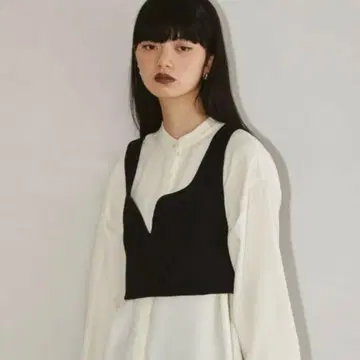 TODAYFUL 울 슬릿 뷔스티에