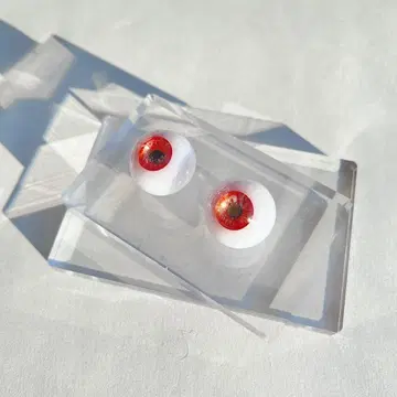 인형 눈 22mm 홍비 레진 눈 핸드메이드