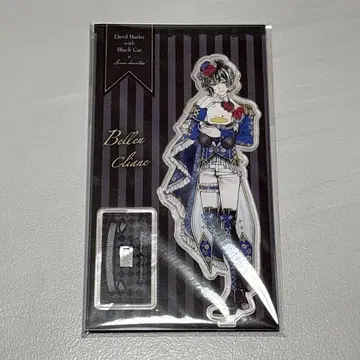 악마 집사와 검은 고양이 아쿠네코 산리오 콜라보 베렌 펫클 아크릴 스탠드