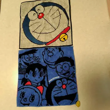 도라에몽 타월 손수건 2개 세트