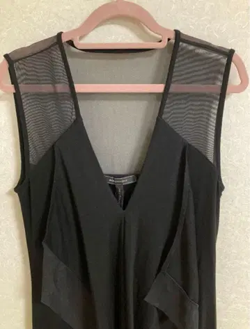 BCBGMAXAZRIA 롱 드레스 블랙