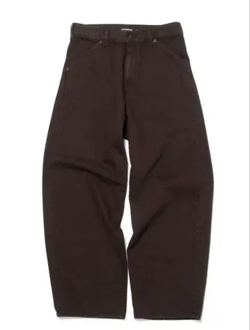 hatching room Wide Curve Jeans Brown