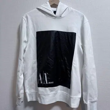 아르마니 익스체인지 AX 화이트 후드티 S