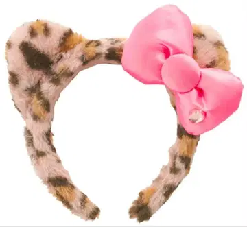 키티 레오파드 무늬 머리띠