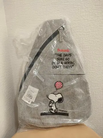 스누피 원 숄더백 히코리 시리즈