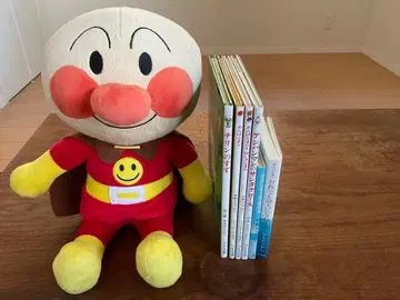 호빵맨 봉제 인형과 그림책 세트