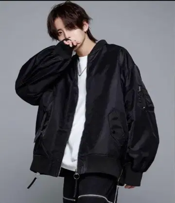 아들러 리버서블 밀리터리 MA-1 블루종