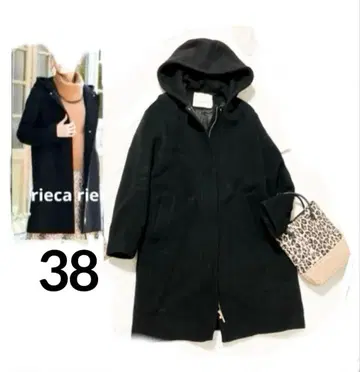 ANAYI 아나이 코트 근대 모델 더블 비버 후드 코트 38