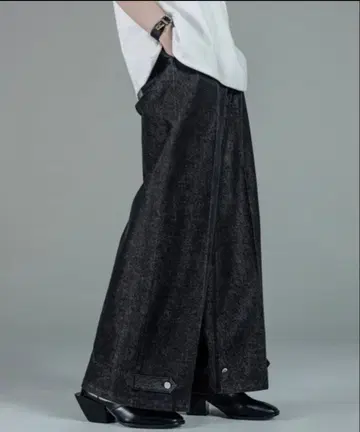 adrer 엑스트라 퀄리티 와이드 플레어 팬츠 남성용 여성용