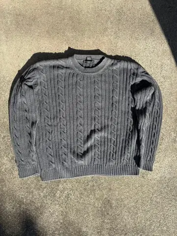 니트 세터 그레이