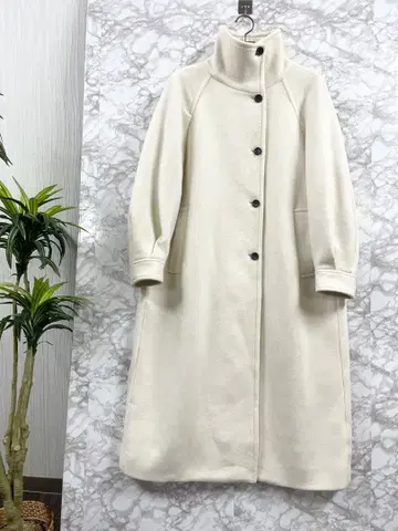 ROUGE VIF 새상품급 루즈비프 아이보리 롱 코트 36