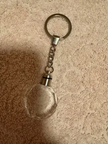 [ 코쵸우 시노부 ] 색이 변하는 라이트 부착 크리스탈 키링 귀멸의 칼날