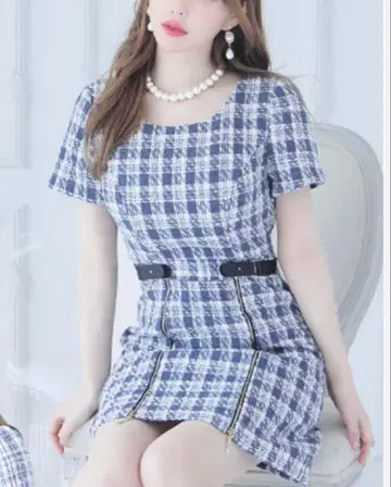 쥬얼스 트위드 원피스 새상품 미착용