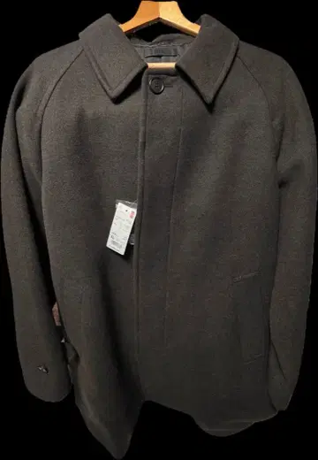 [택 포함 새상품] 유니클로 싱글 브레스 코트 다크 브라운 XL 사이즈