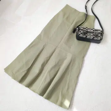 [ 작은 사이즈 XS ] 플라스테 머메이드 스커트 롱 심플 오피스