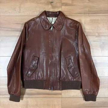 MHL. 브라운 가죽 자켓