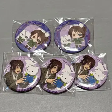 진격의 거인 한지 산리오 다니엘 캔뱃지 5개 세트