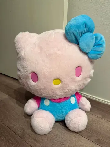 헬로키티 핑크와 하늘색 인형 GJ 봉제 인형 미사용 새상품 택 포함