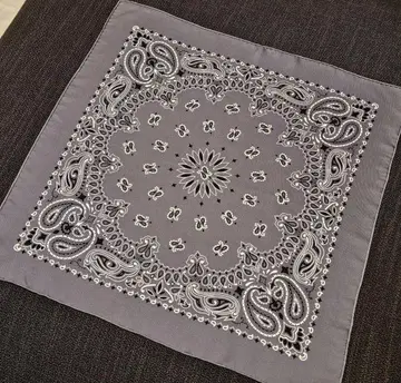 새상품 manipuri 마니프리 실크 페이즐리 반다나 스카프