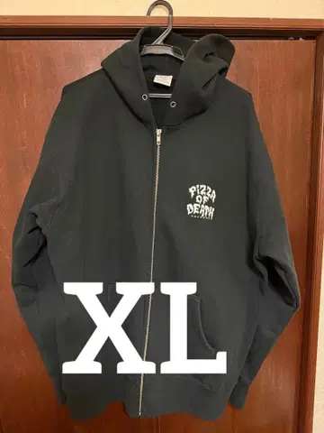 Pizza of Death XL 후드티 블랙 피자 오브 데스