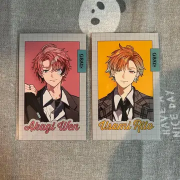 니지산지 GRAY x ACCENT 폴라로이드 우사미 리토 아카기 웬