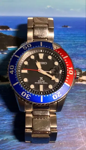 세이코 프로스펙스 다이버 솔라 손목시계 다이버 세이코