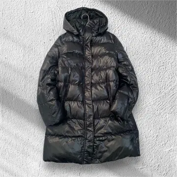 [ 유니클로 ] 다운 컬렉션 다운 롱 자켓 후드 탈부착 가능 M