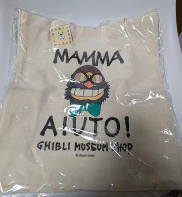 [ 미개봉 새상품 ] 지브리 미술관 한정판 지브리 만마유토 토트백