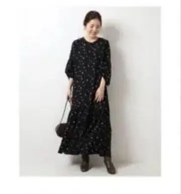 [ JUST ] 플라워 프린트 원피스