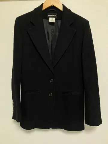 ANN DEMEULEMEESTER 블랙 테일러드 자켓 40