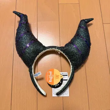 미사용 택 포함 도쿄 디즈니 리조트 말레피센트 머리띠